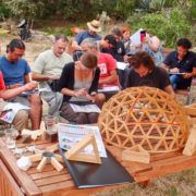 Curso Construccion domo geodesico de madera MIDOMO