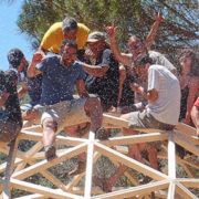 Curso Construccion domo geodesico de madera MIDOMO