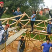 Curso Construccion domo geodesico de madera MIDOMO