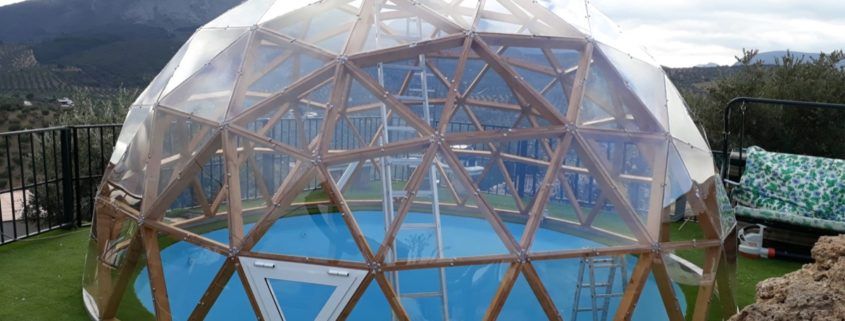 domo geodesico acristalado MIDOMO