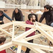 Curso de construccion domo geodesico de madera MIDOMO