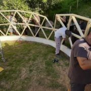 Curso contruccion Domo Geodesico de Madera MIDOMO