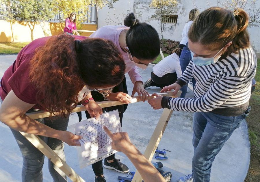 Domo La Carolina13 Curso Construccion domo geodesicos MIDOMO