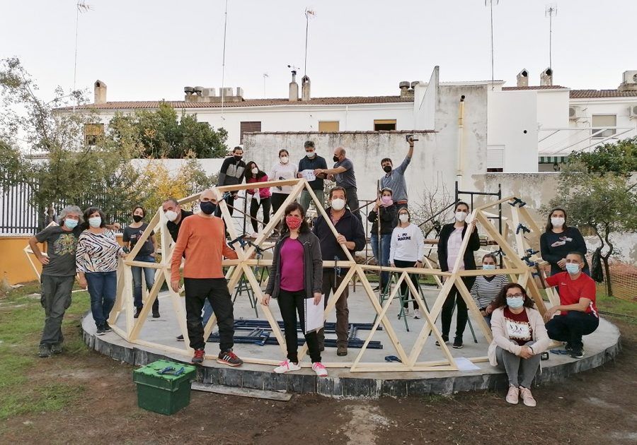 Domo La Carolina17 Curso Construccion domo geodesicos MIDOMO
