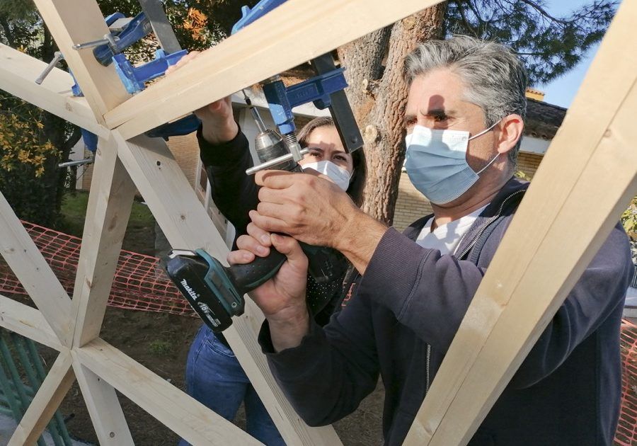 Domo La Carolina18 Curso Construccion domo geodesicos MIDOMO