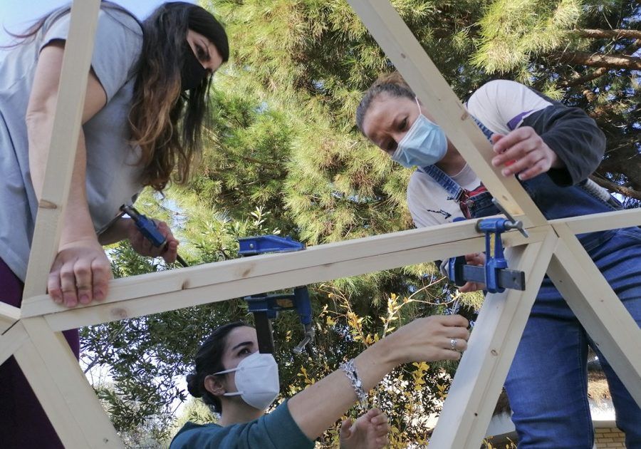 Domo La Carolina19 Curso Construccion domo geodesicos MIDOMO