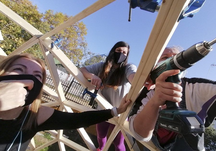 Domo La Carolina27 Curso Construccion domo geodesicos MIDOMO