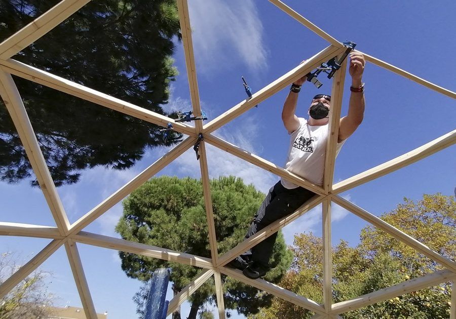 Domo La Carolina33 Curso Construccion domo geodesicos MIDOMO
