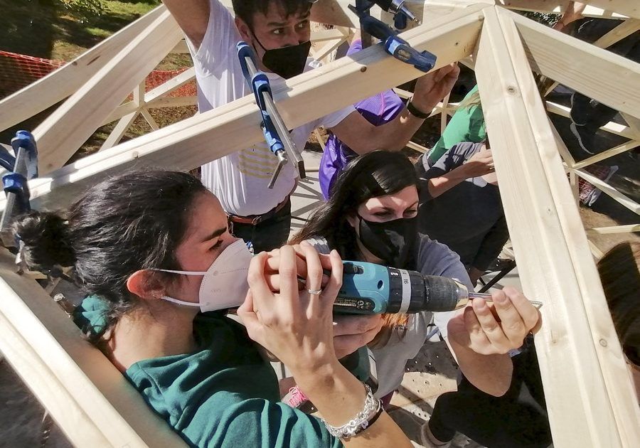 Domo La Carolina38 Curso Construccion domo geodesicos MIDOMO