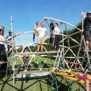 Curso construccion domo geodesico MIDOMO