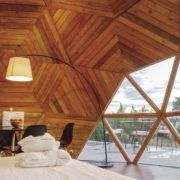 Construcion de domos para glamping Miradomos MIDOMO