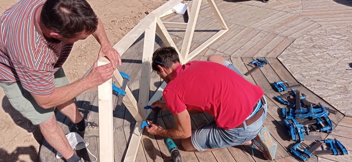 IMG_20220611_181031 Curso de construccion Domo Geodesico en Lladurs