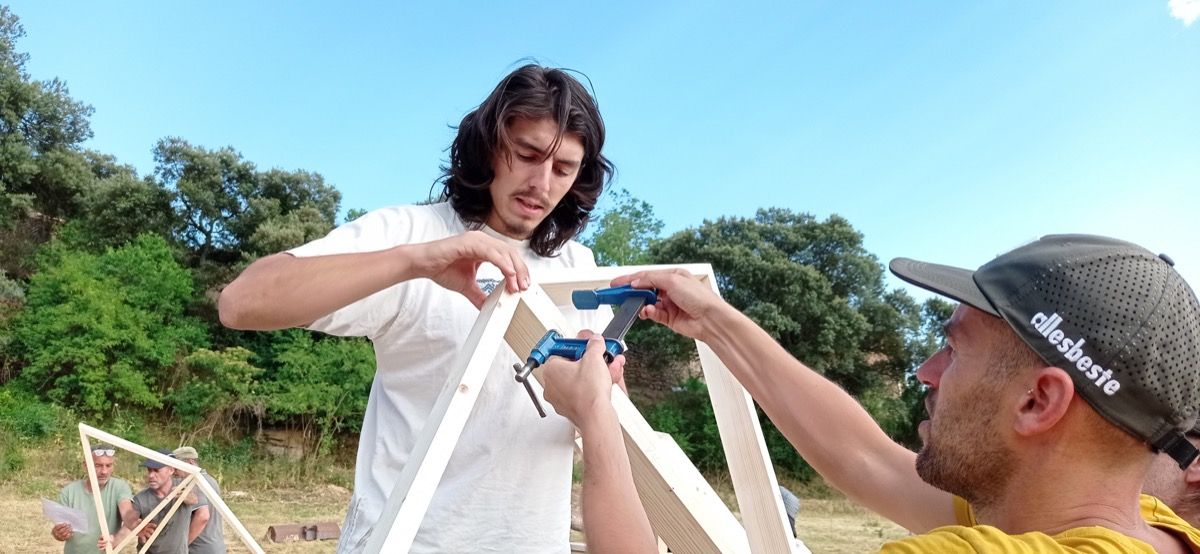 IMG_20220611_185625 Curso de construccion Domo Geodesico en Lladurs