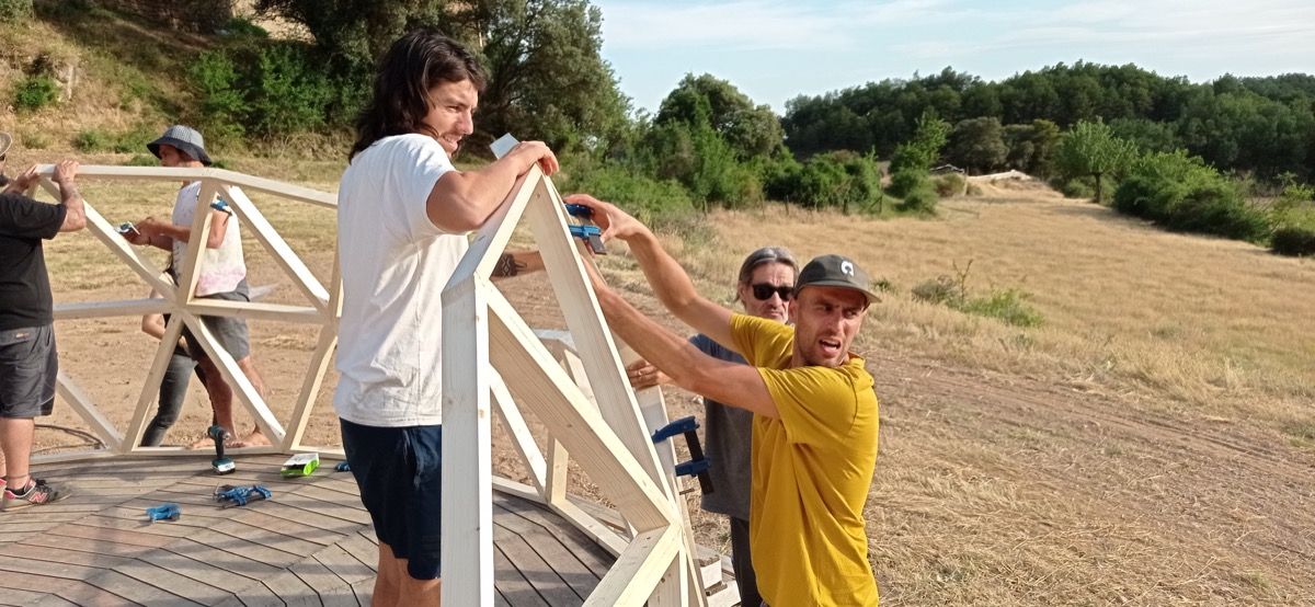 IMG_20220611_191337 Curso de construccion Domo Geodesico en Lladurs