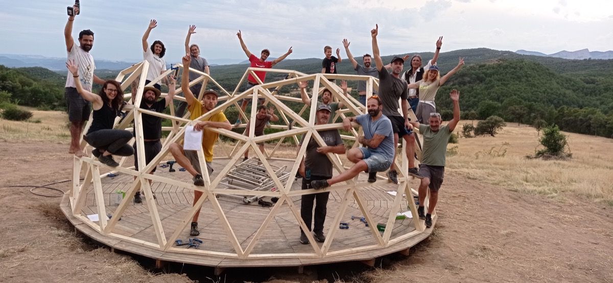 IMG_20220611_203107 Curso de construccion Domo Geodesico en Lladurs