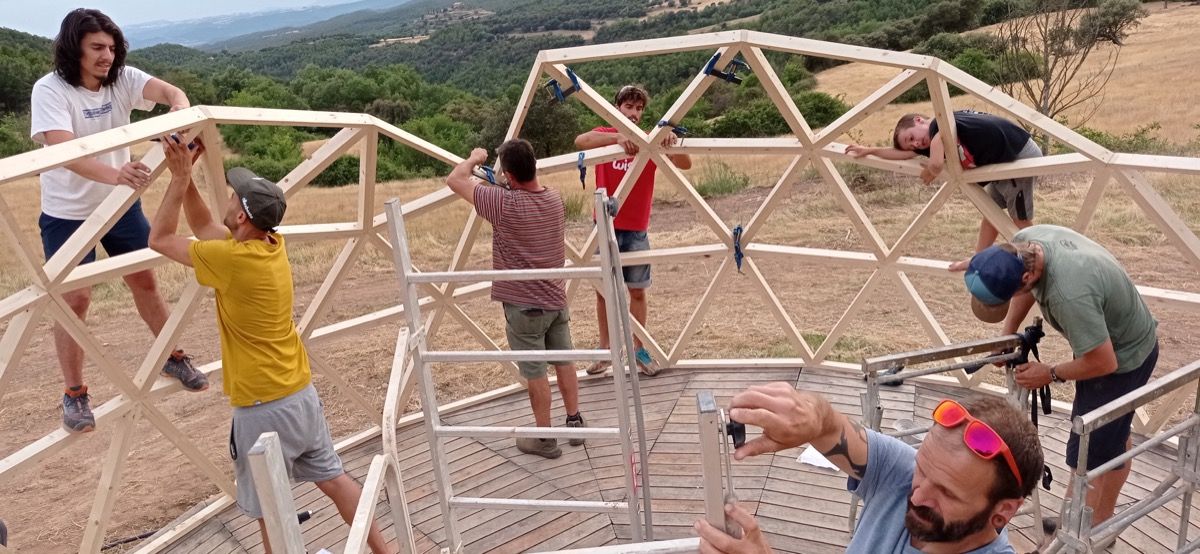IMG_20220611_203218 Curso de construccion Domo Geodesico en Lladurs