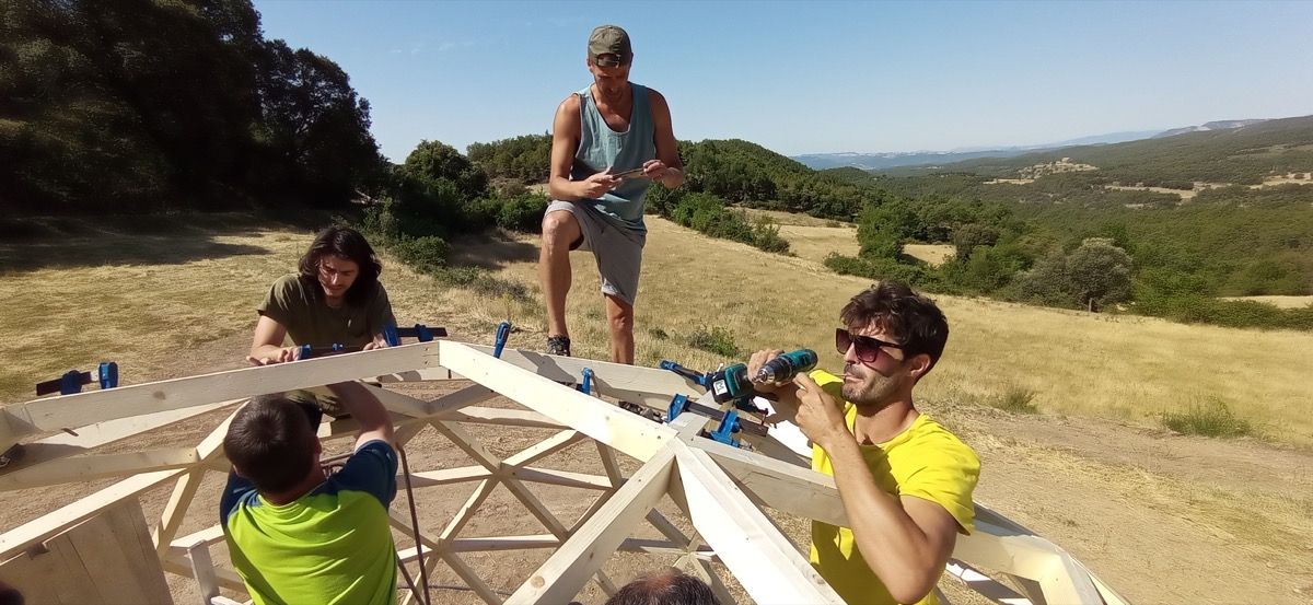 IMG_20220612_104433 Curso de construccion Domo Geodesico en Lladurs
