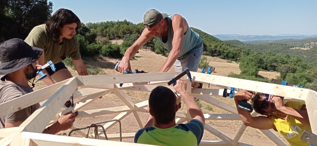 IMG_20220612_104543 Curso de construccion Domo Geodesico en Lladurs