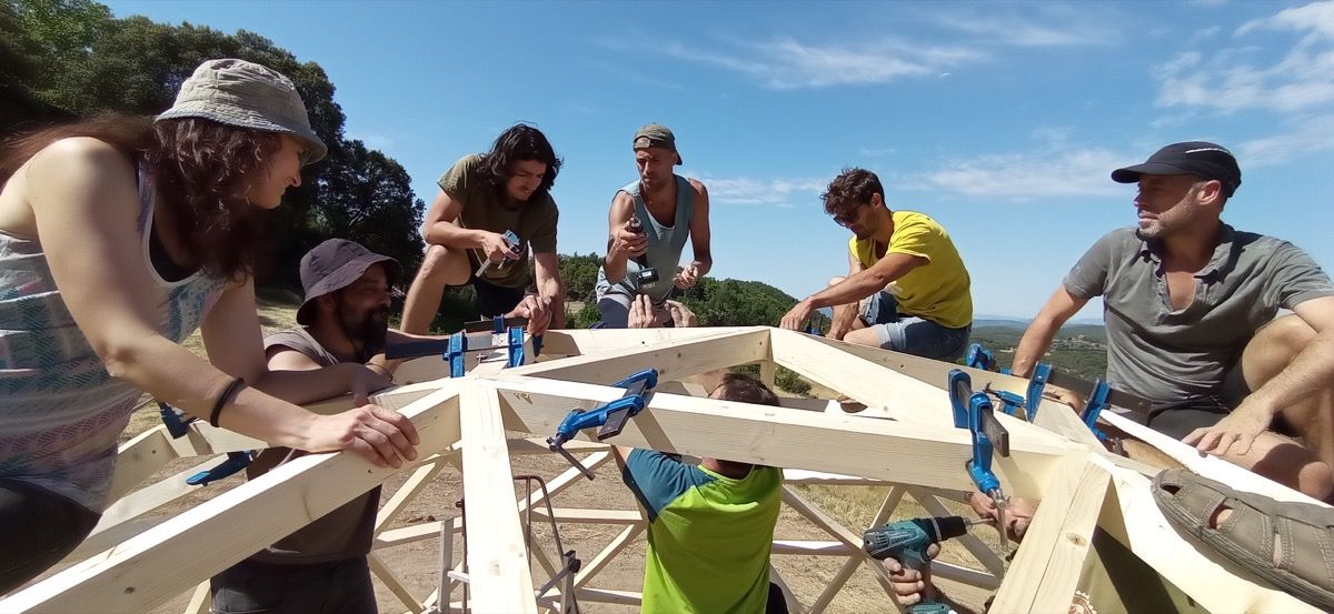 IMG_20220612_105951 Curso de construccion Domo Geodesico en Lladurs