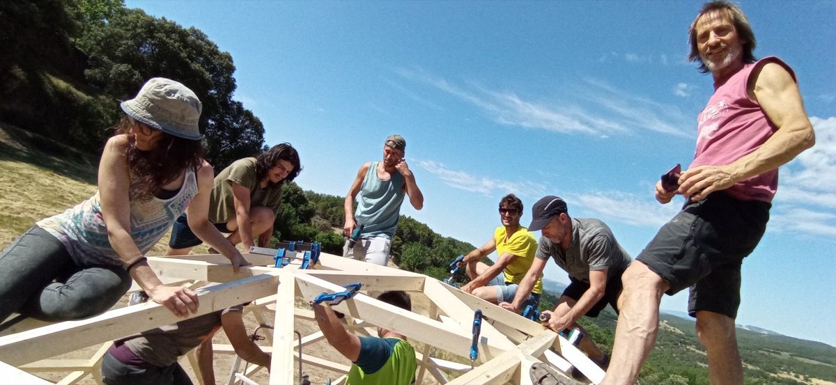 IMG_20220612_110028 Curso de construccion Domo Geodesico en Lladurs