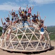 Curso de construccion Domo Geodesico en Lladurs