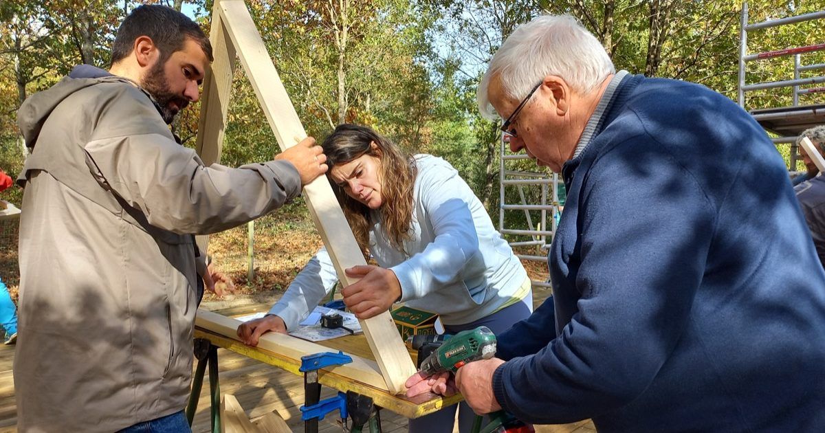 20221029_131452 Curso de Construccion Domo Geodesico Amurrio