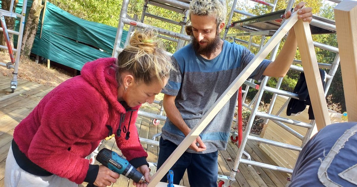 20221029_131524 Curso de Construccion Domo Geodesico Amurrio