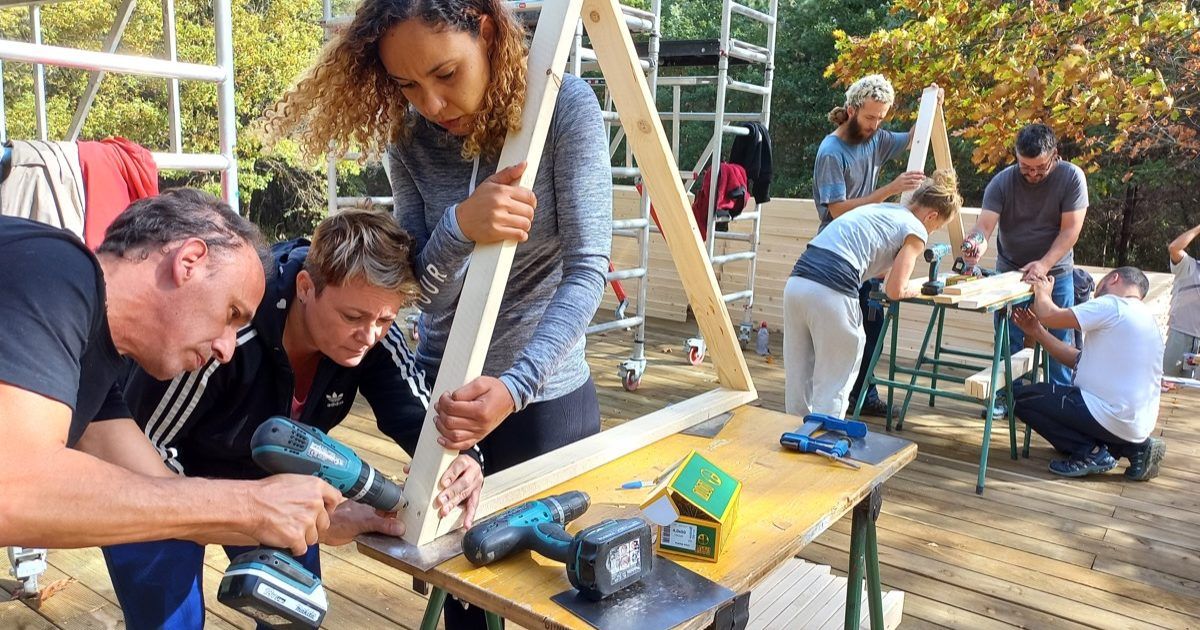 20221029_142909 Curso de Construccion Domo Geodesico Amurrio