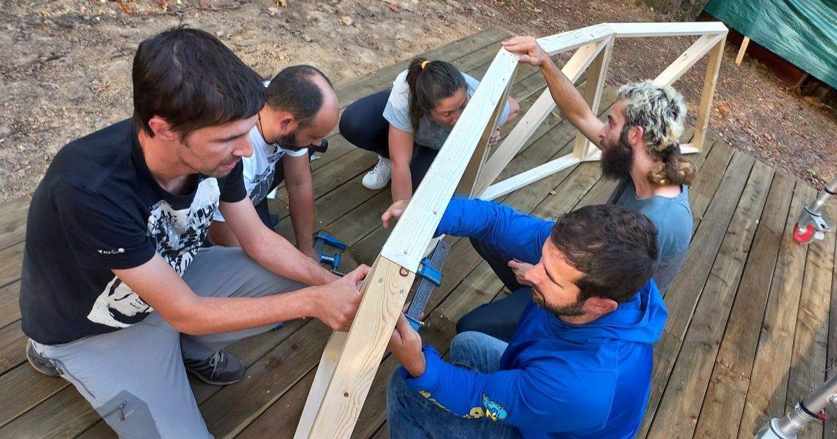 20221029_172416 Curso de Construccion Domo Geodesico Amurrio