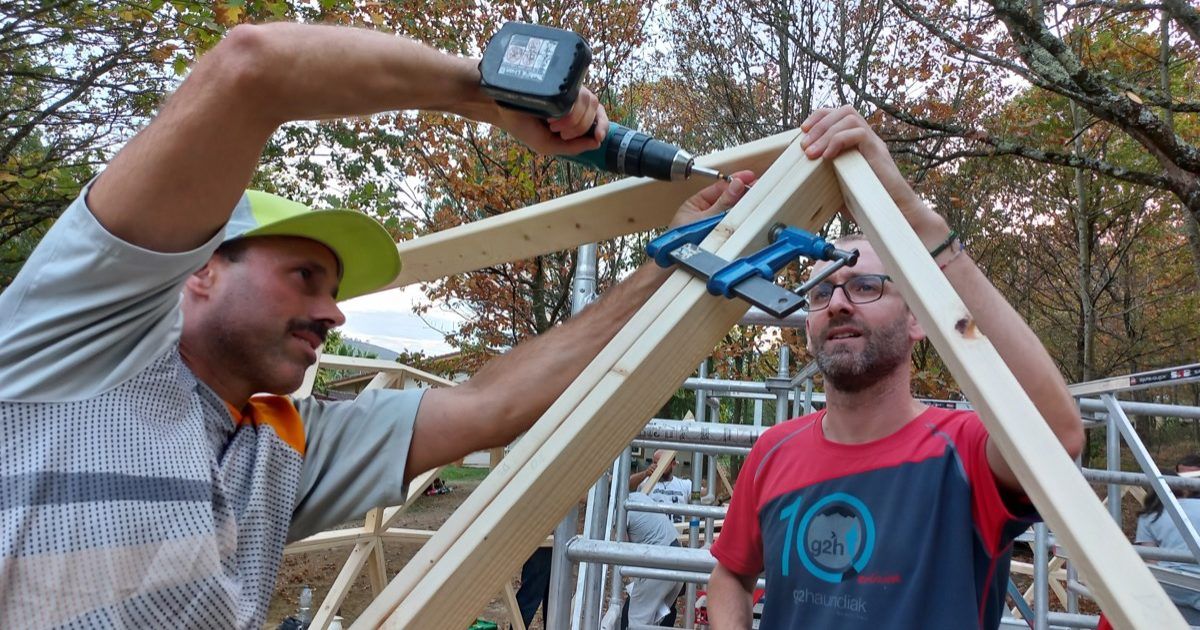 20221029_183323 Curso de Construccion Domo Geodesico Amurrio