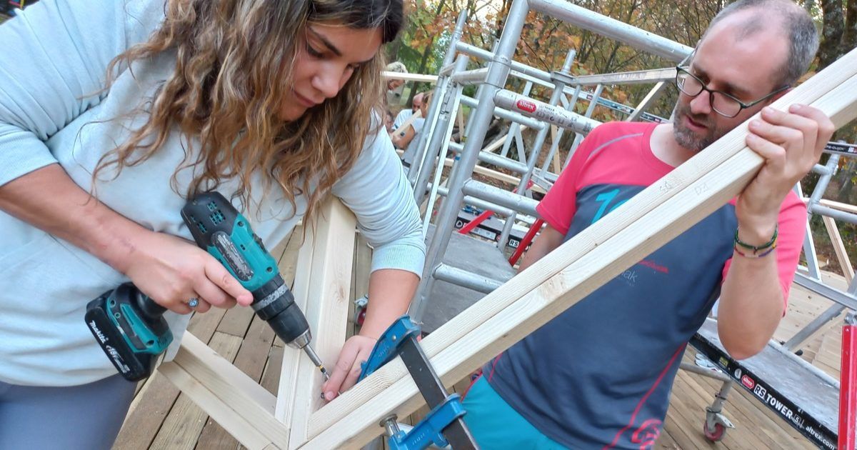 20221029_183559 Curso de Construccion Domo Geodesico Amurrio