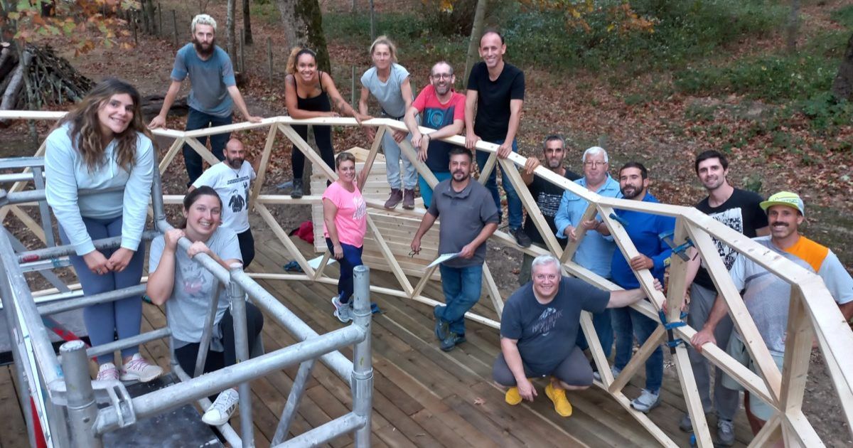 20221029_185657 Curso de Construccion Domo Geodesico Amurrio