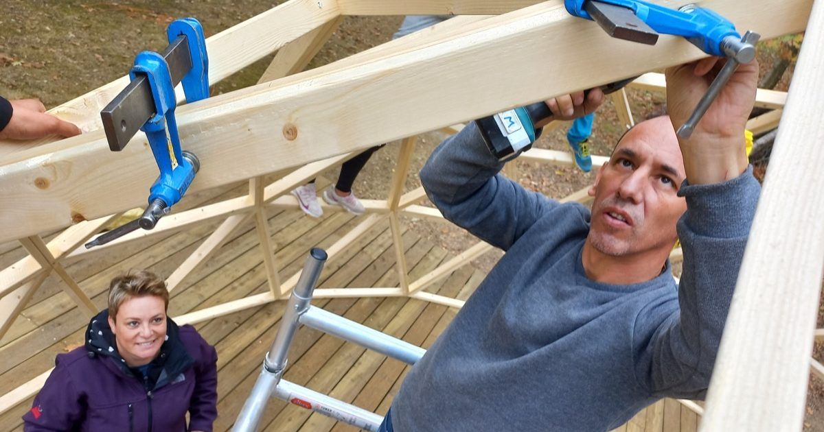 20221030_100518 Curso de Construccion Domo Geodesico Amurrio