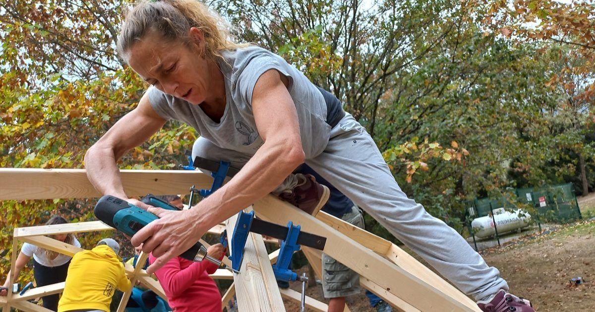 20221030_103254 Curso de Construccion Domo Geodesico Amurrio