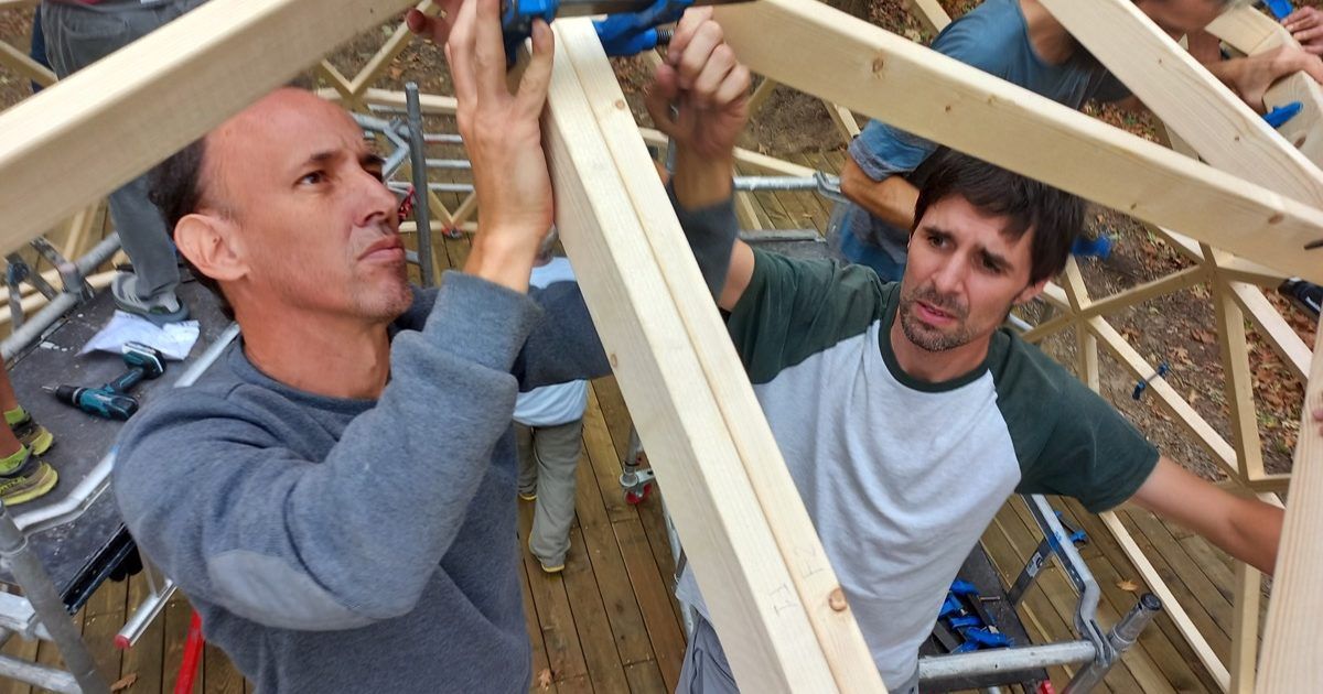 20221030_105141 Curso de Construccion Domo Geodesico Amurrio