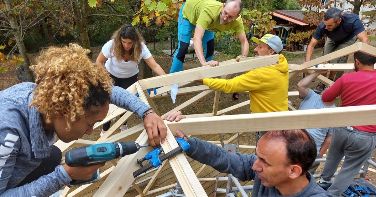 20221030_105315 Curso de Construccion Domo Geodesico Amurrio