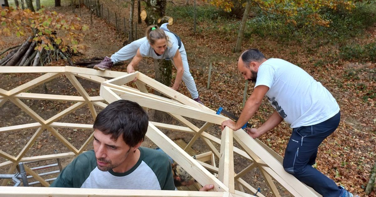 20221030_105341 Curso de Construccion Domo Geodesico Amurrio