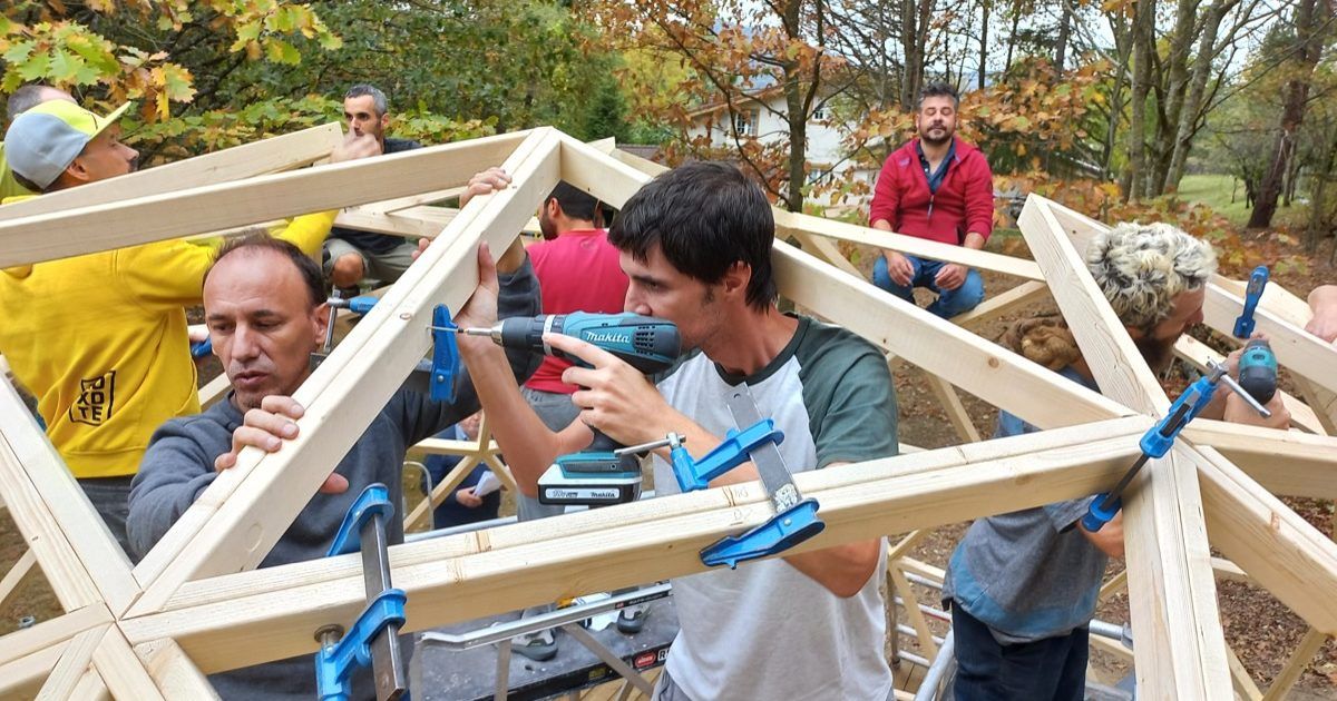 20221030_105719 Curso de Construccion Domo Geodesico Amurrio