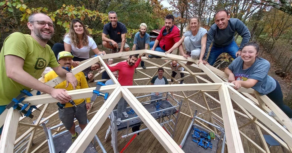 20221030_112626 Curso de Construccion Domo Geodesico Amurrio