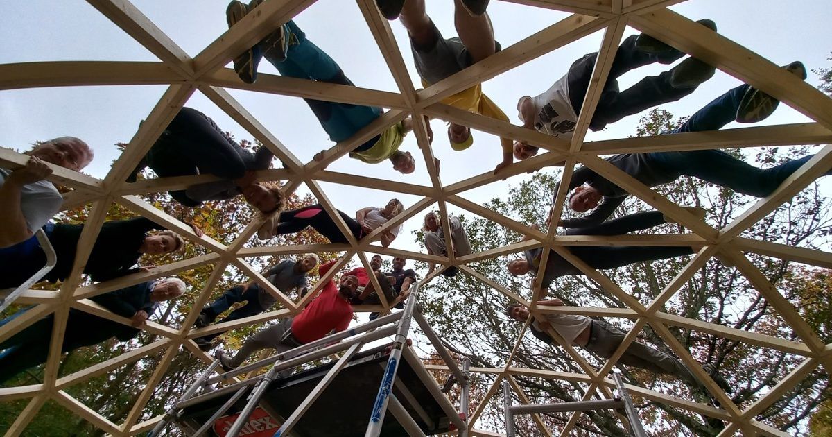 20221030_113124 Curso de Construccion Domo Geodesico Amurrio