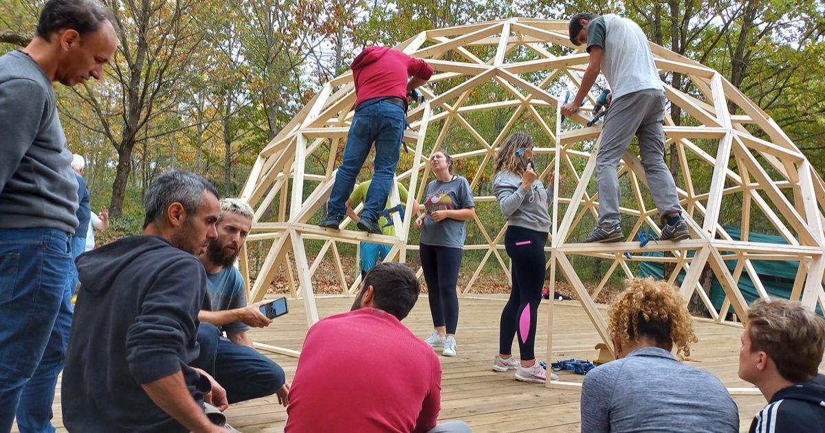 20221030_120731 Curso de Construccion Domo Geodesico