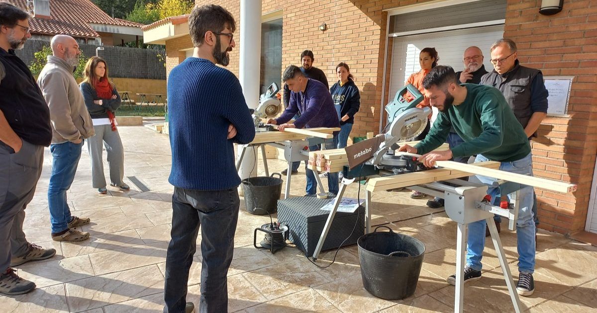 20221126_112836 Curso de Construccion Domo Geodesico Subirats