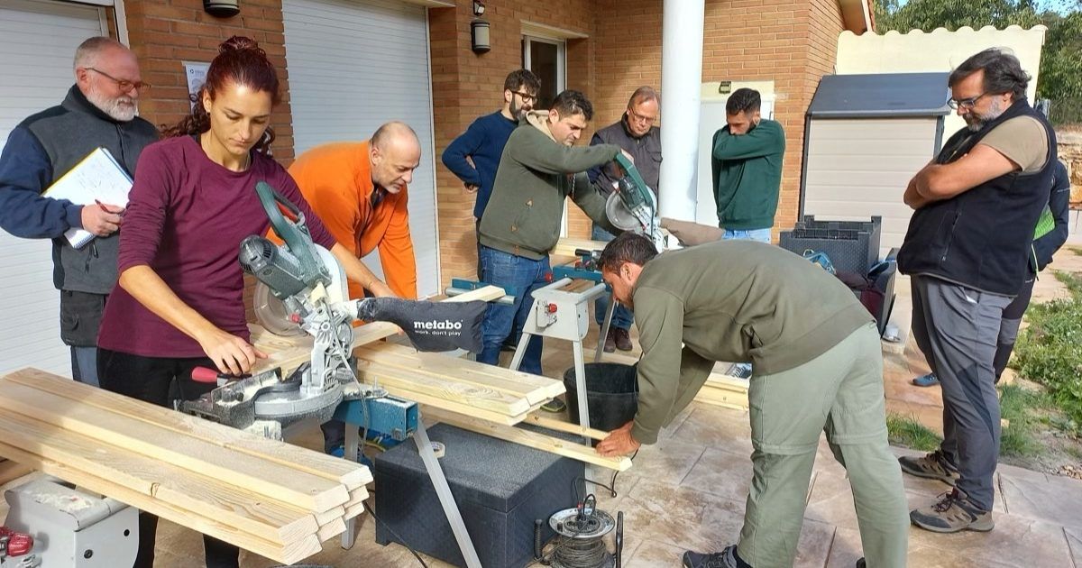 20221126_115834 Curso de Construccion Domo Geodesico Subirats