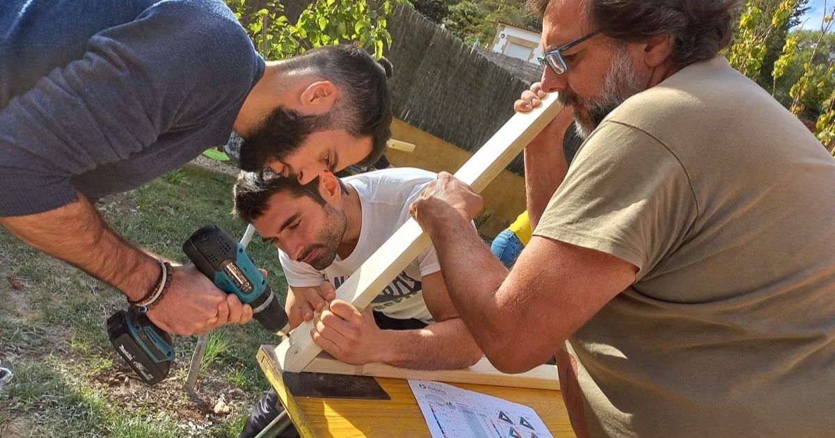 20221126_125448 Curso de Construccion Domo Geodesico Subirats