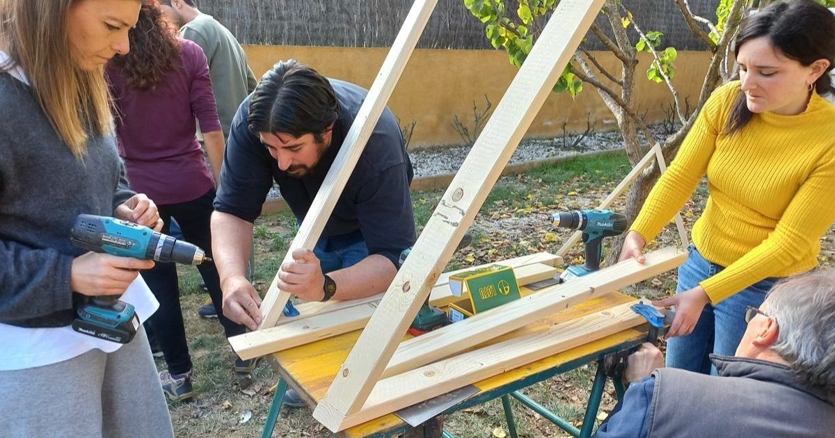 20221126_133406 Curso de Construccion Domo Geodesico Subirats