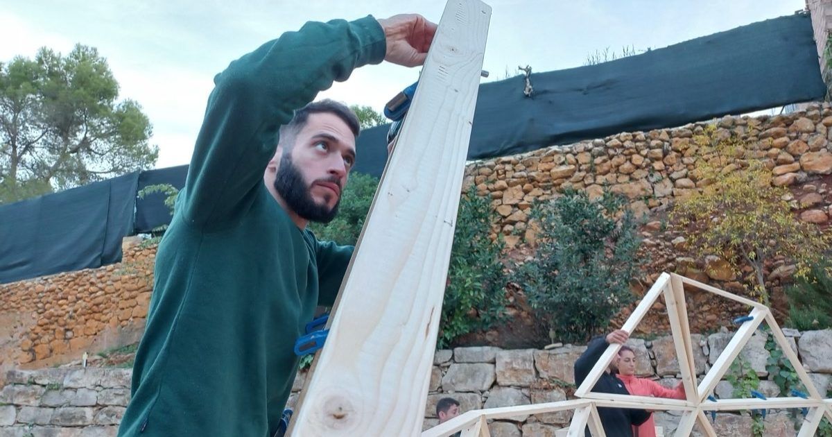 20221126_170445 Curso de Construccion Domo Geodesico Subirats