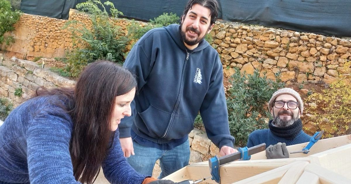 20221127_104444 Curso de Construccion Domo Geodesico Subirats