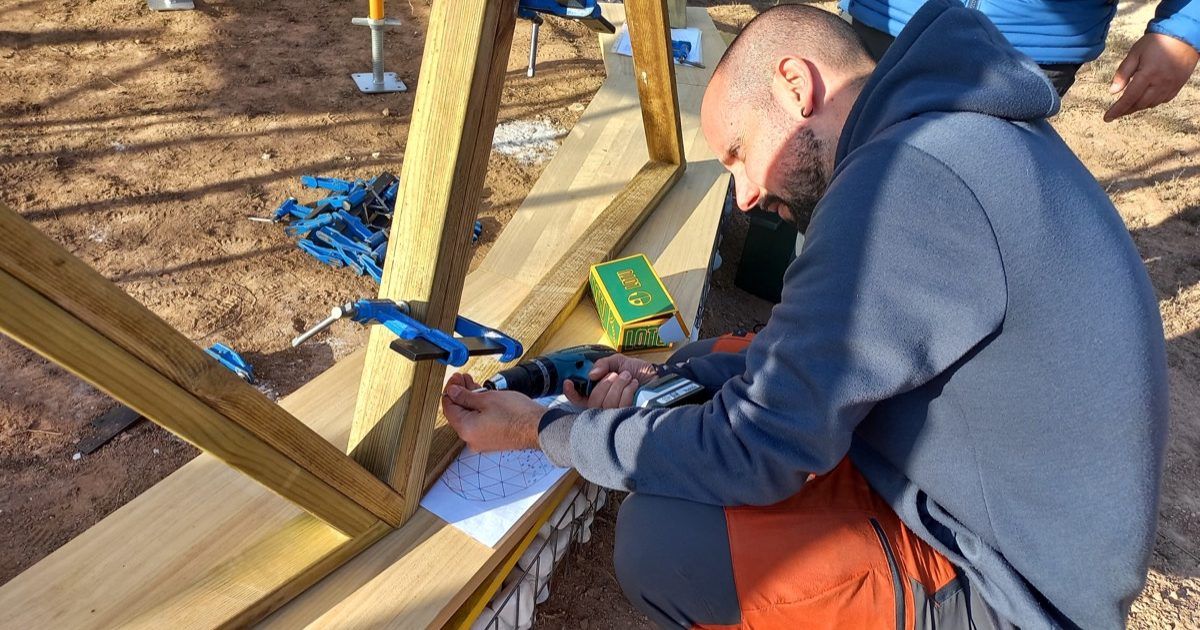 domo igualada12 Curso de Construccion Domos Geodesicos Igualada