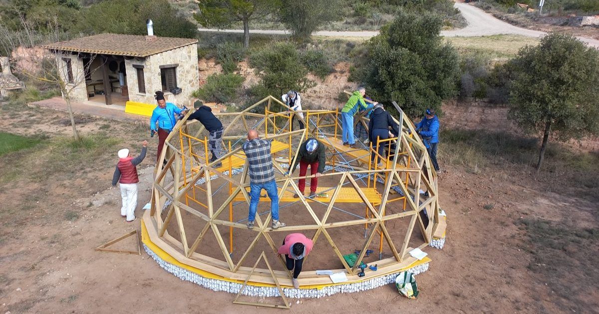 domo igualada22 Curso de Construccion Domos Geodesicos Igualada