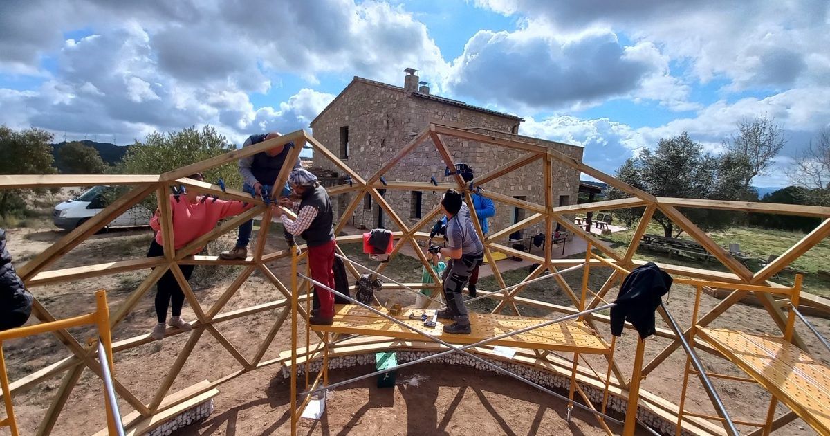 domo igualada35 Curso de Construccion Domos Geodesicos Igualada